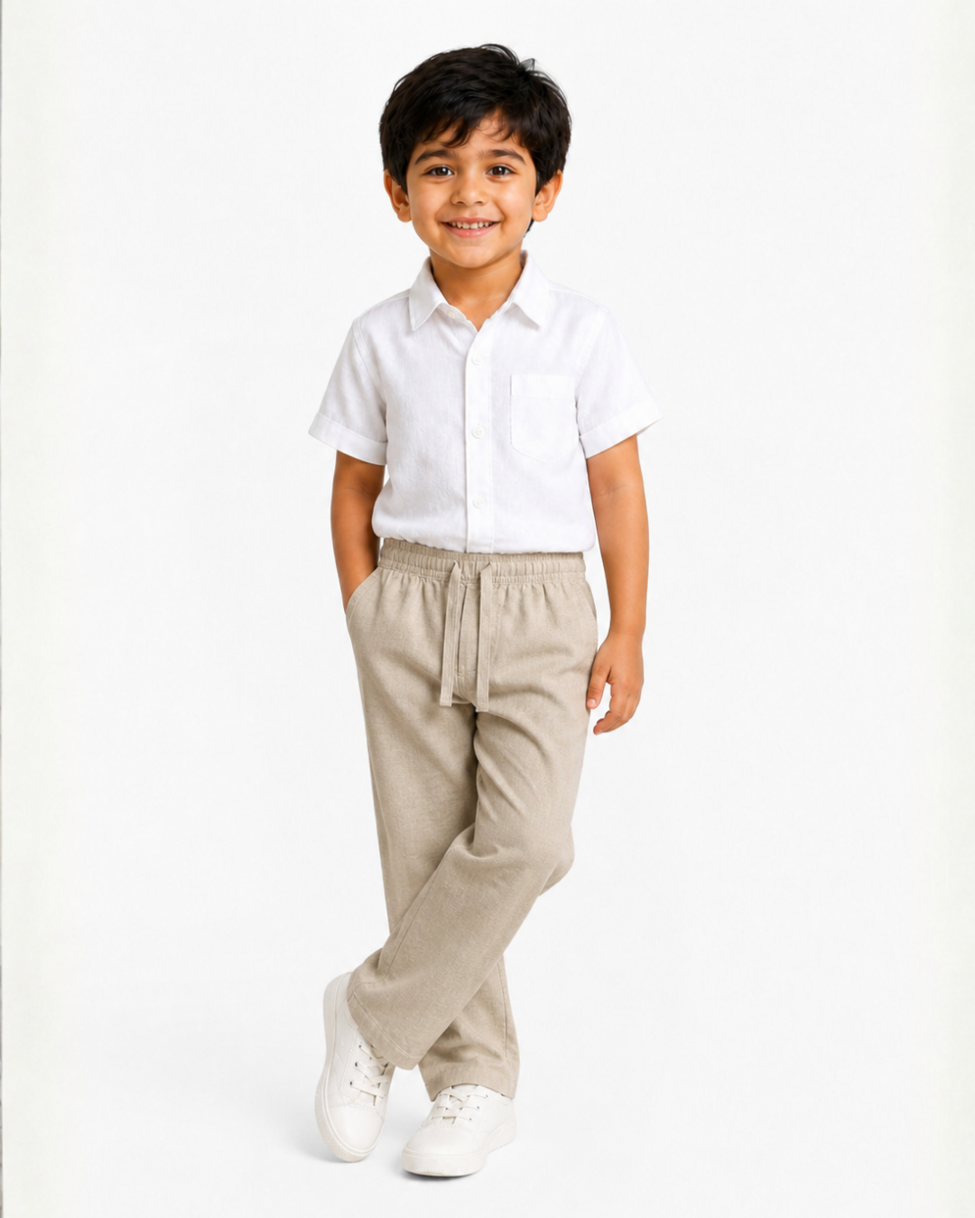 Linen Boys Shorts