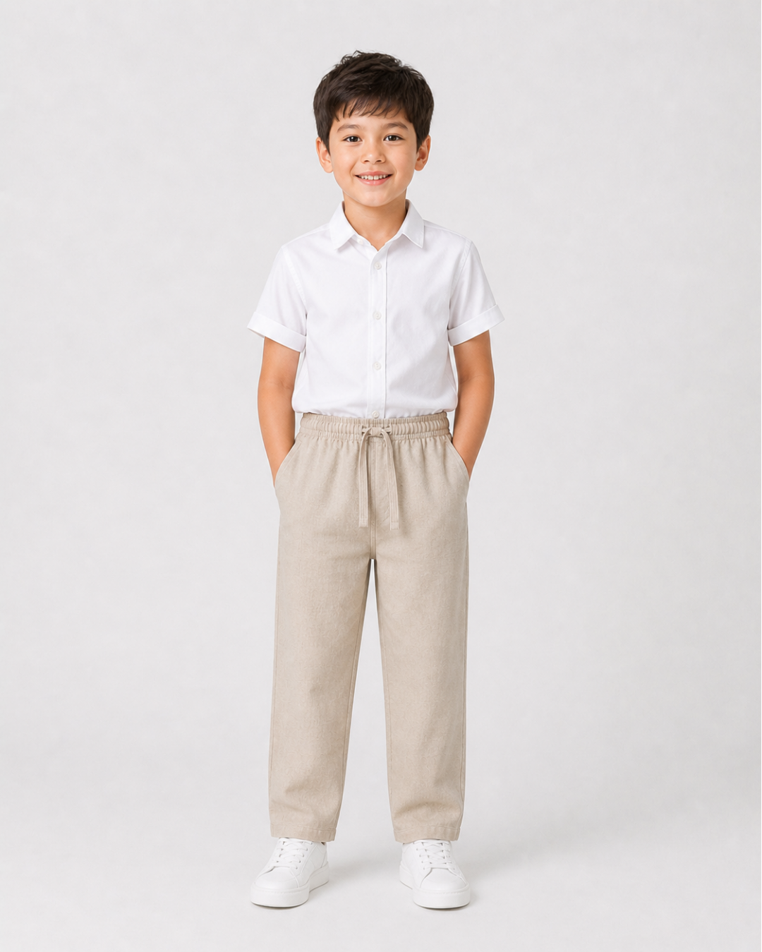 Linen Boys Shorts