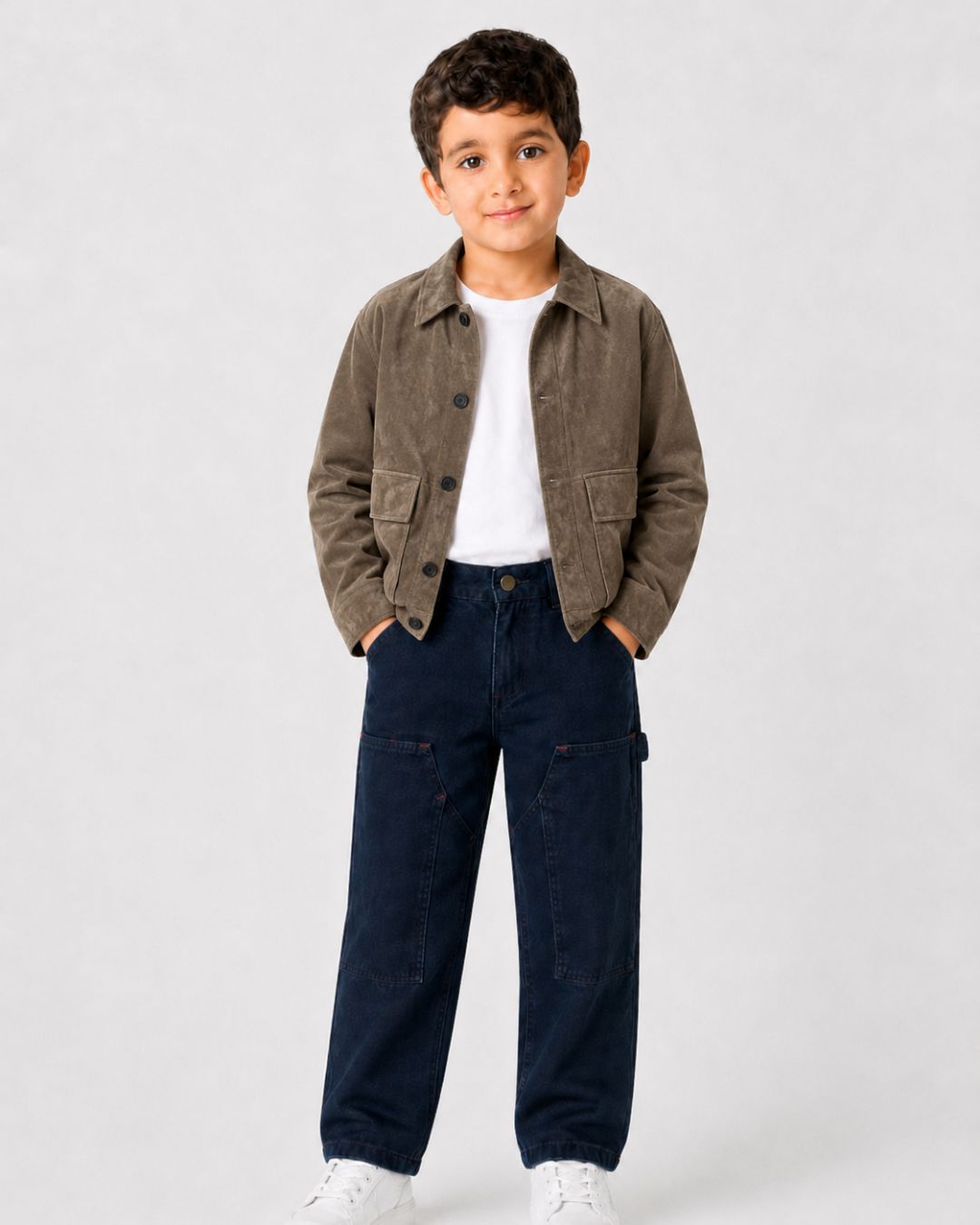 Boys Suede Jacket
