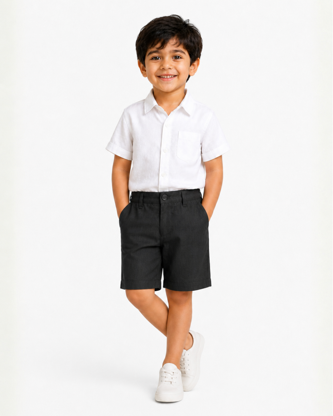 Linen Boys Shorts