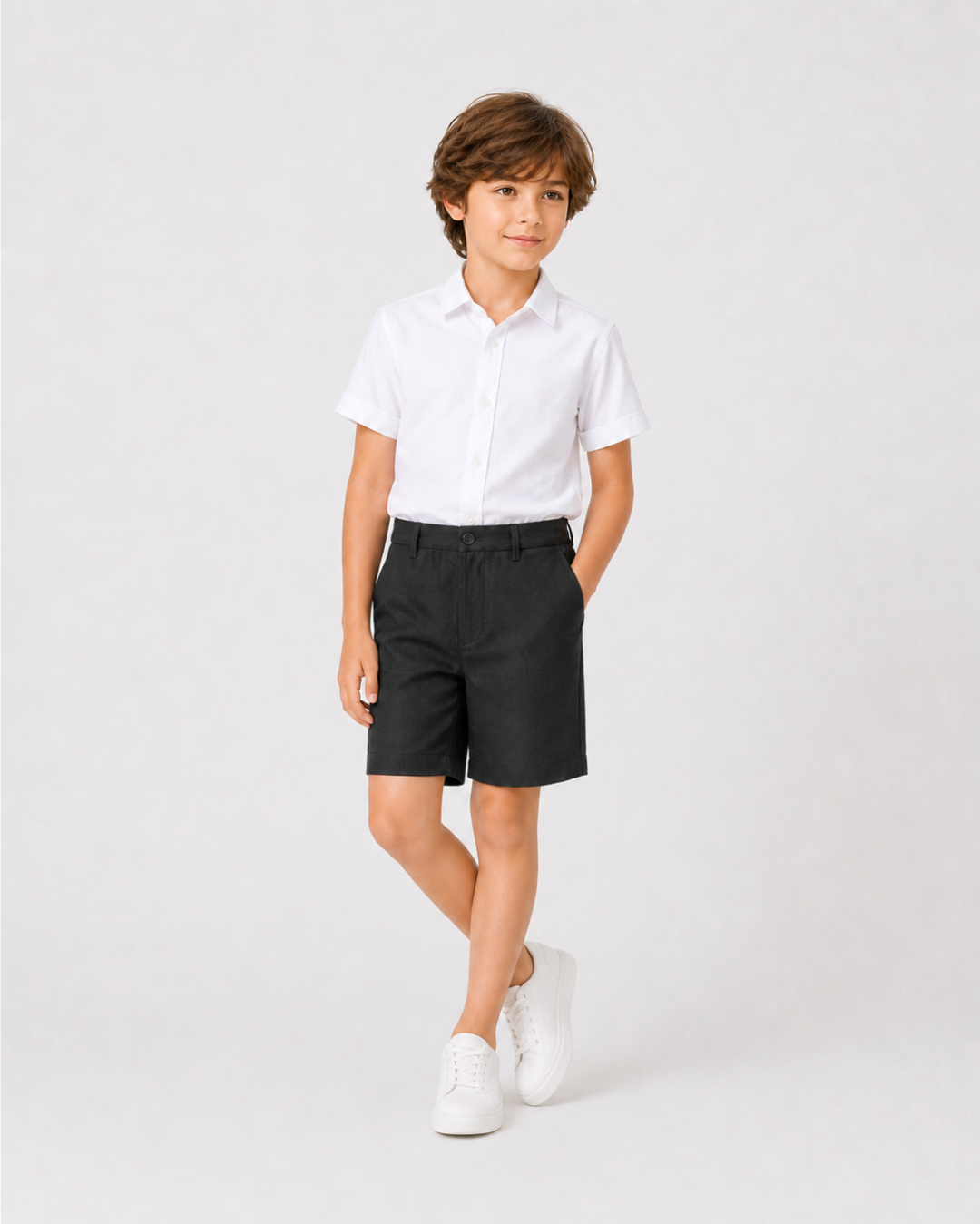 Linen Boys Shorts